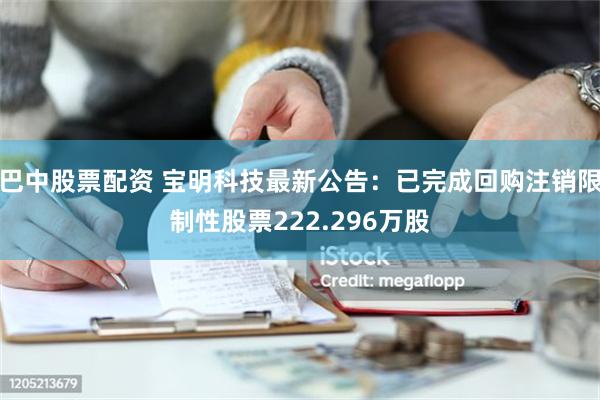 巴中股票配资 宝明科技最新公告：已完成回购注销限制性股票222.296万股