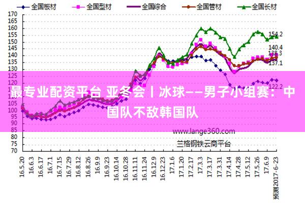 最专业配资平台 亚冬会丨冰球——男子小组赛：中国队不敌韩国队