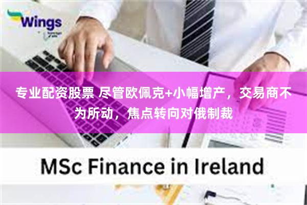 专业配资股票 尽管欧佩克+小幅增产，交易商不为所动，焦点转向对俄制裁